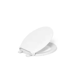 KOHLER Cachet Round Antimicrobial, Soft Close Toilet Seat in White