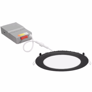 Juno WF6 6 in. Ultra Slim Canless LED Recessed Light, Selectable CCT, Black