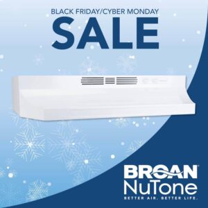 Broan RL6200 Series 30 in. Ductless Under Cabinet Range Hood with Light in White
