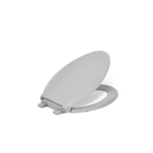 KOHLER Cachet Elongated Toilet Seat in Ice Grey