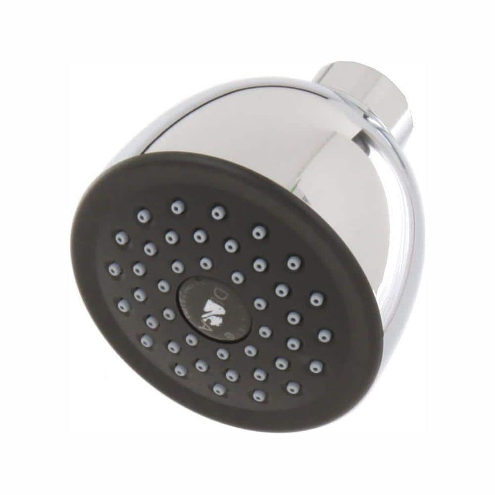 Delta 1-Spray Patterns 1.75 GPM 2.63 in. Wall Mount Fixed Shower Head in Chrome