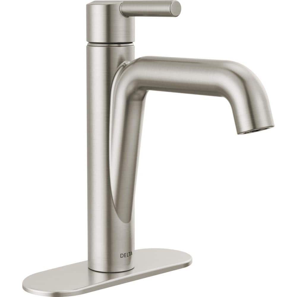 Delta Nicoli Single Hole Single-Handle Bathroom Faucet in Stainless
