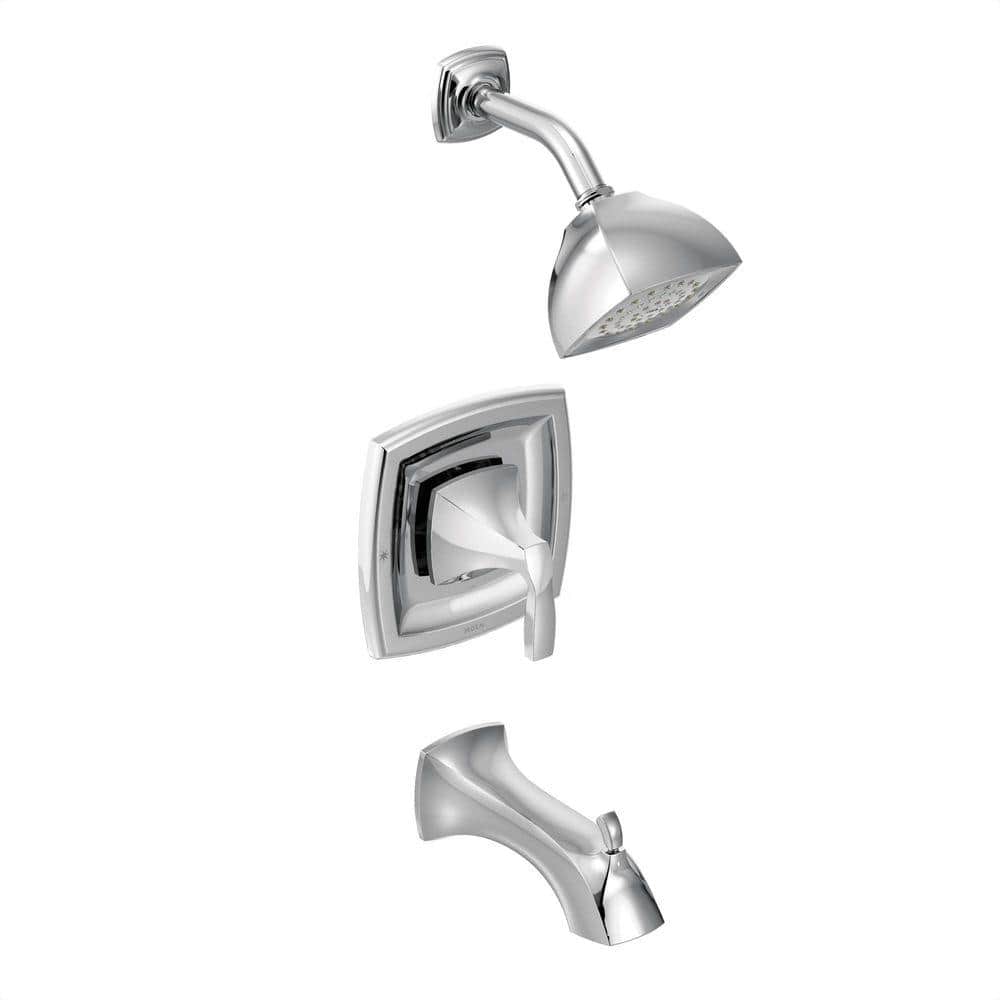 MOEN Voss Posi-Temp Tub & Shower Trim Kit in Chrome (No Valve)